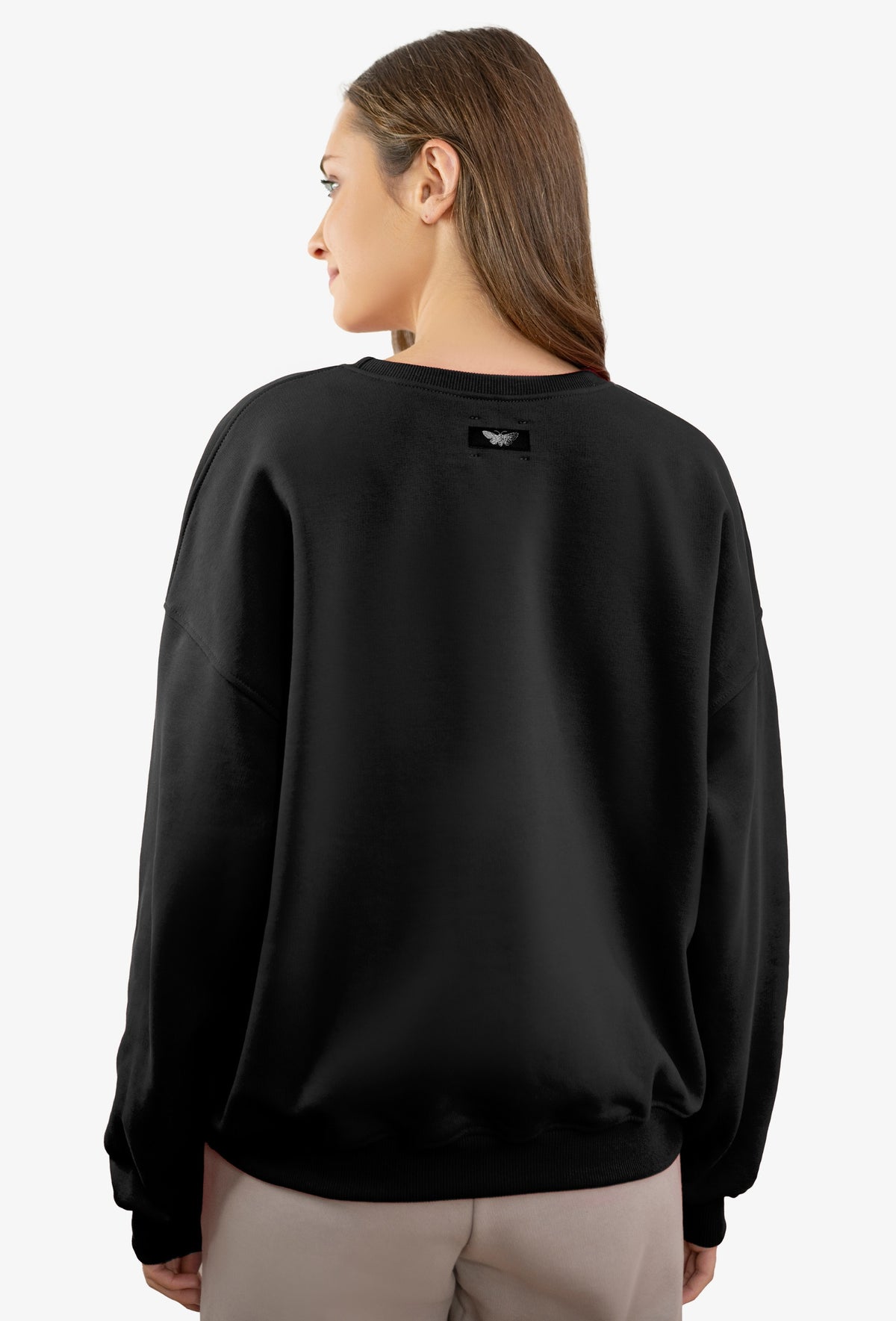 Bluza bez kaptura JUNO CZARNY
