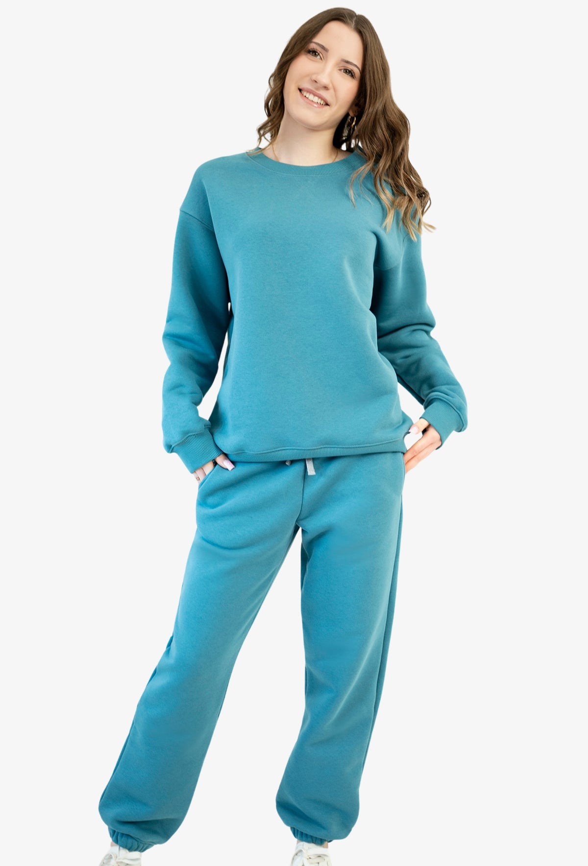 Bluza bez kaptura DAMIA MORSKI