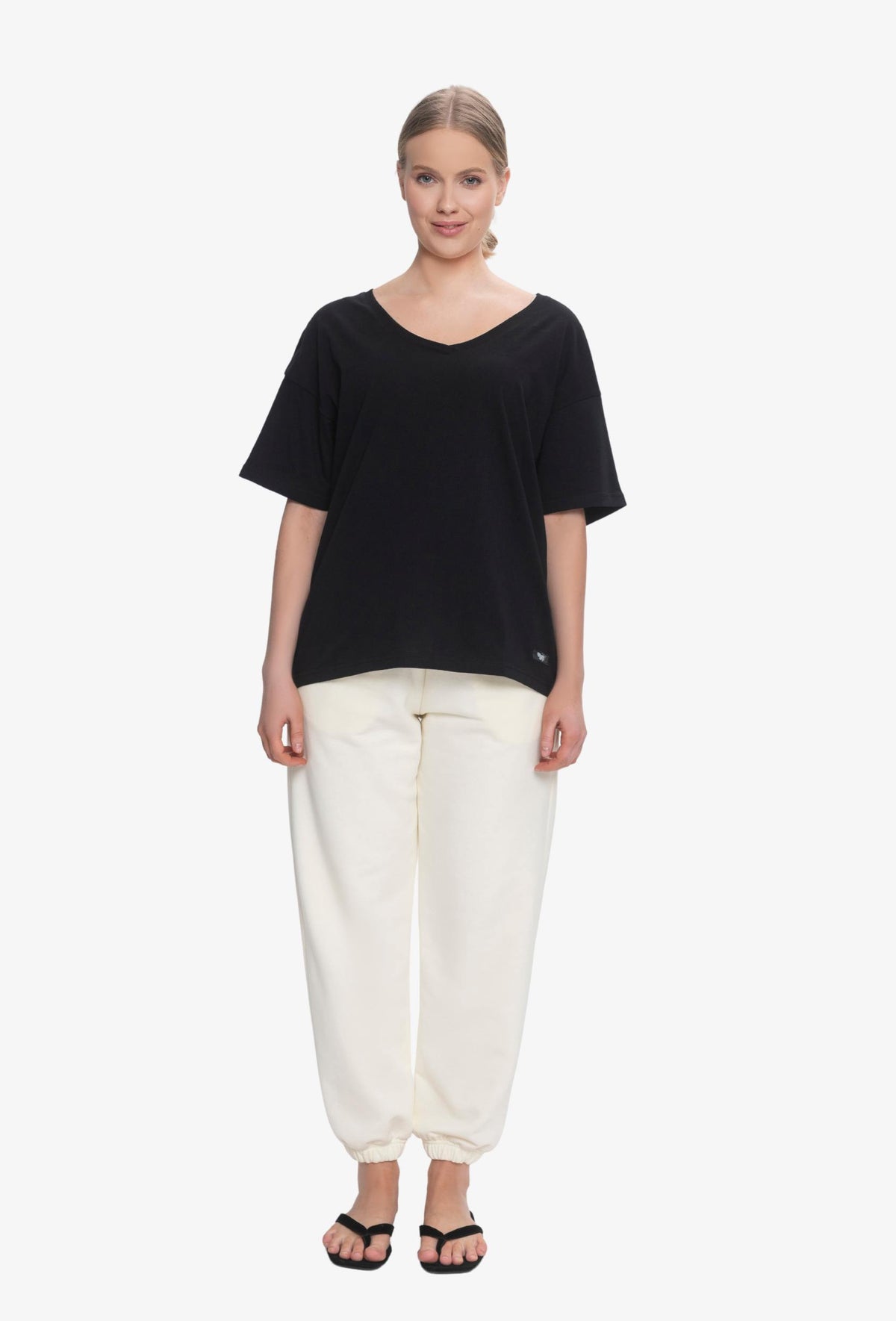 Koszulka oversize DESIRE CZARNY