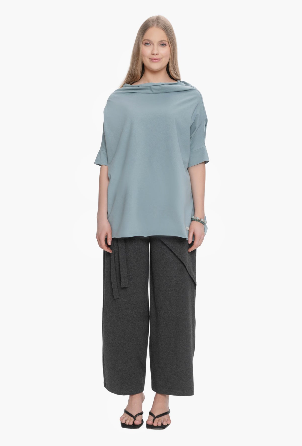 Oversized T-Shirt FOXY DARK PASTEL GREEN