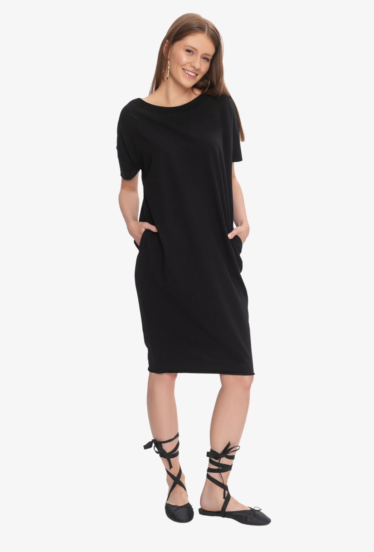 Sukienka midi ALANA 2 CZARNY