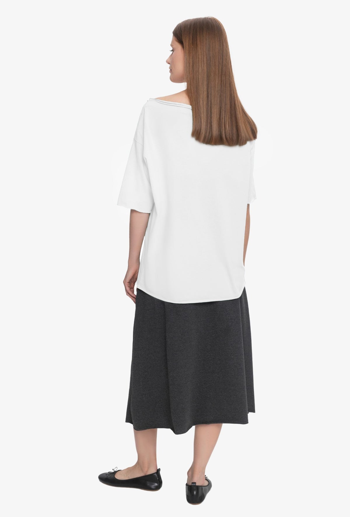 Koszulka oversize MEGAN BIAŁY