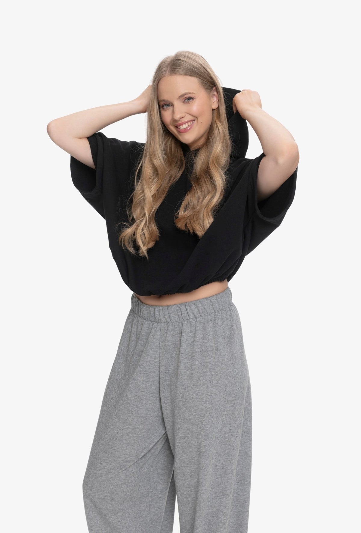 Bluza z kapturem RENA CZARNY