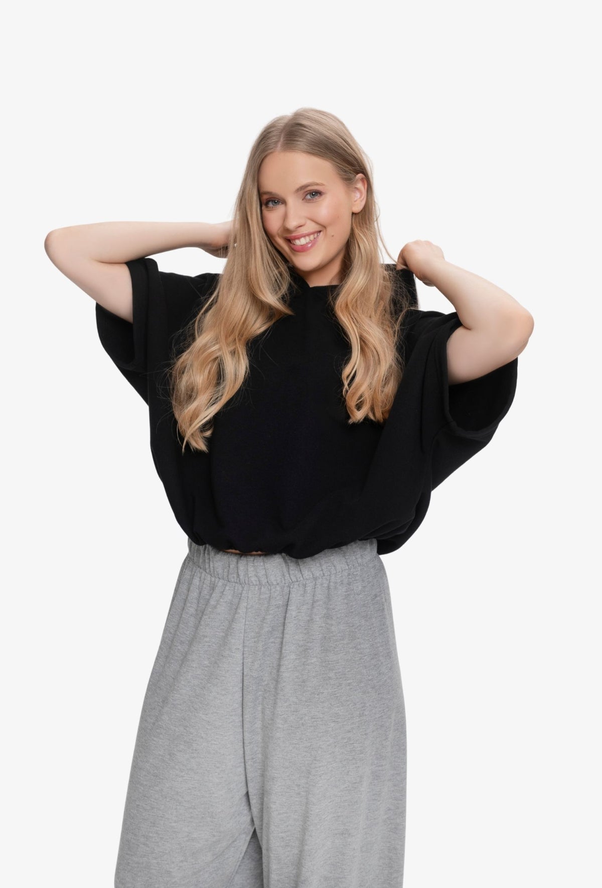 Bluza z kapturem RENA CZARNY