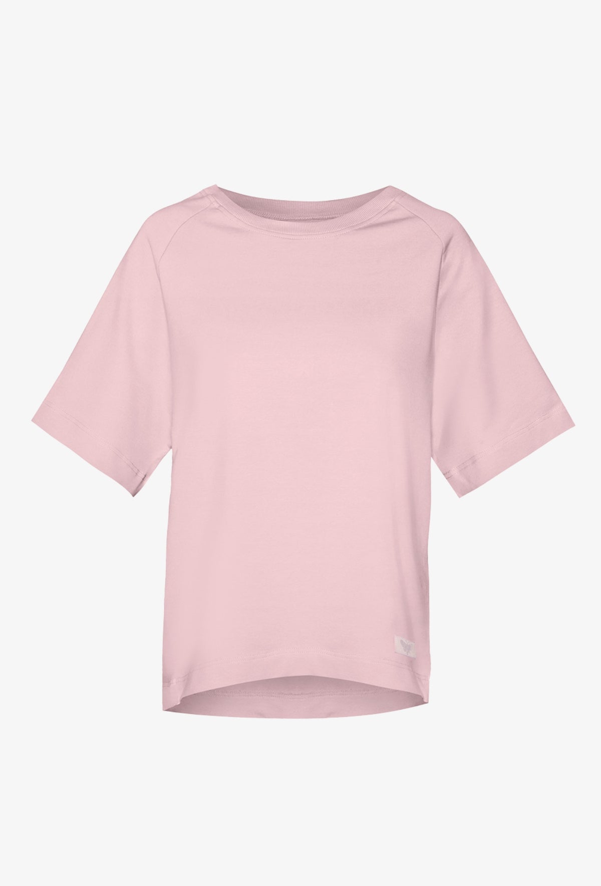 Bluza z krótkim rękawem BIBI RÓŻ PASTELOWY