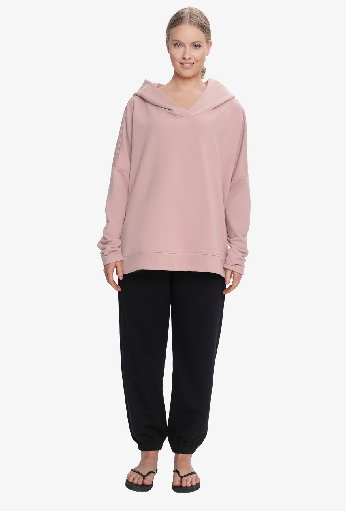 Bluza z kapturem EDEN RÓŻOWY