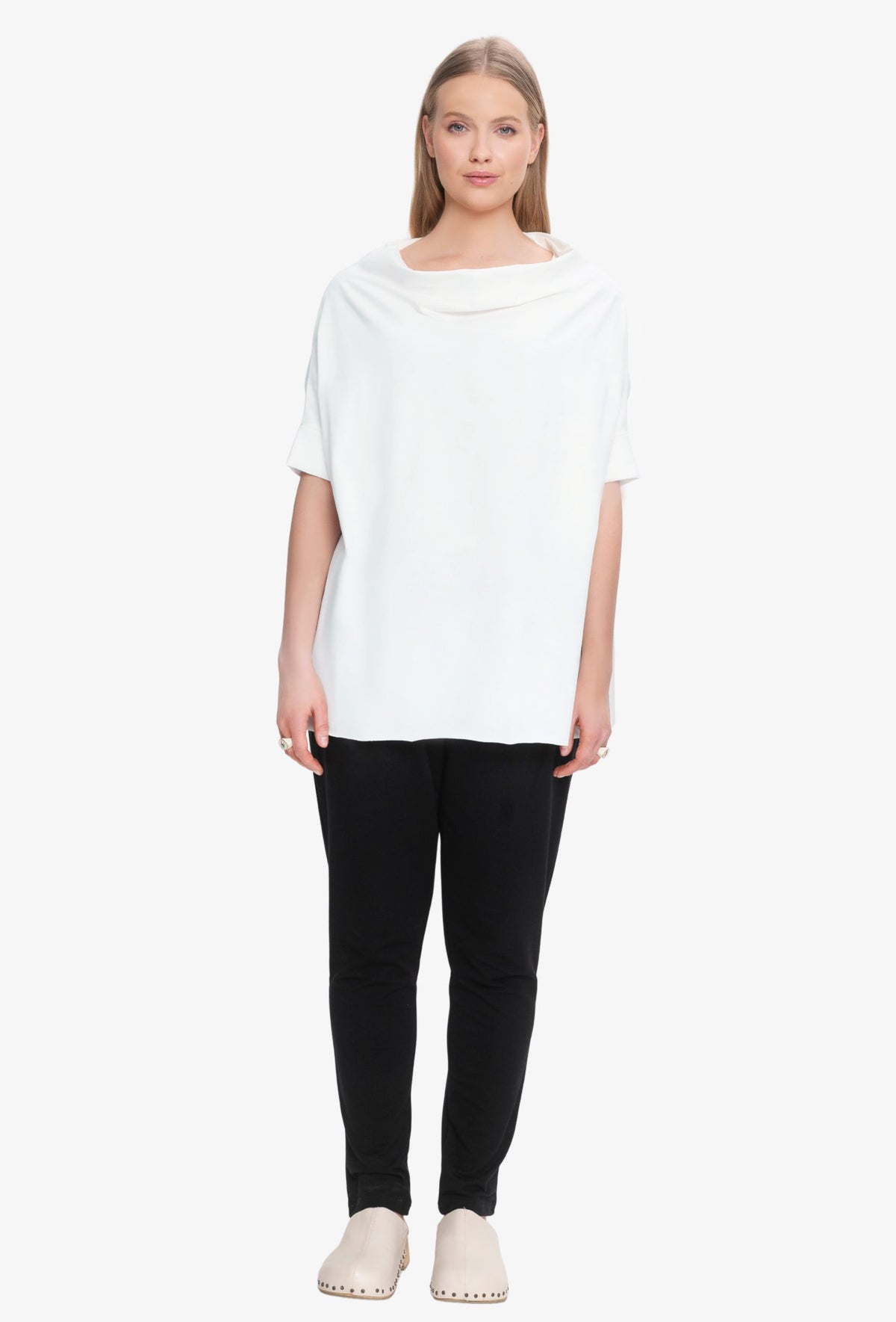 Koszulka oversize FOXY BIAŁY