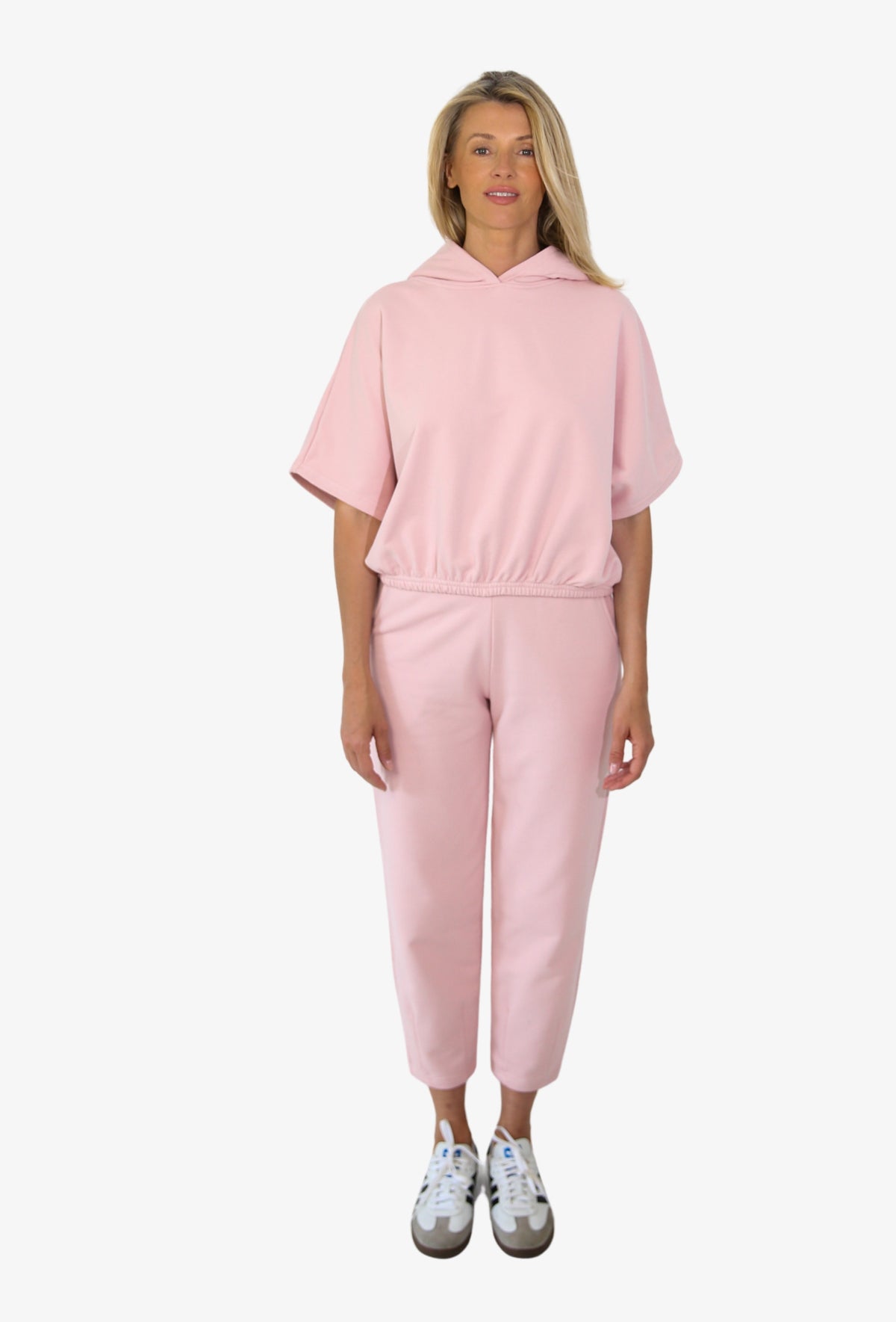 Bluza z kapturem RENA RÓŻ PASTELOWY