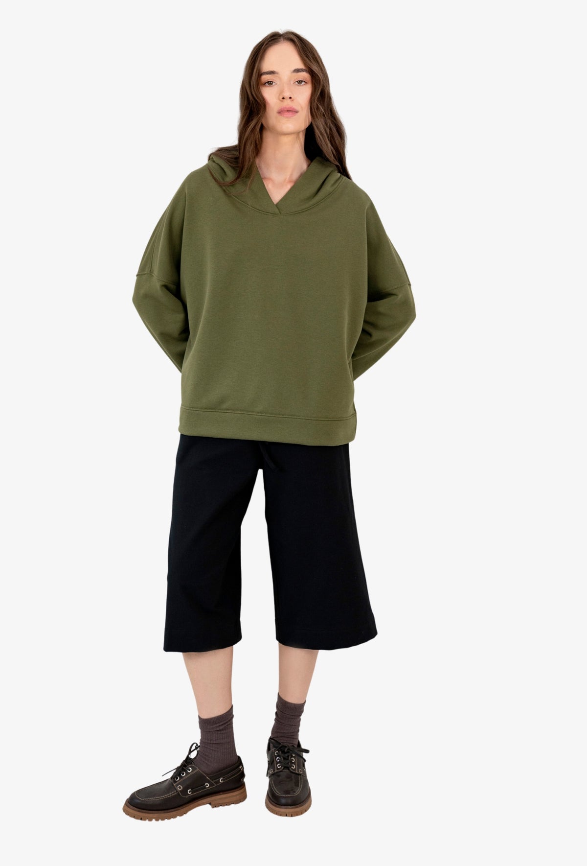 Hoodie EDEN KHAKI GREEN