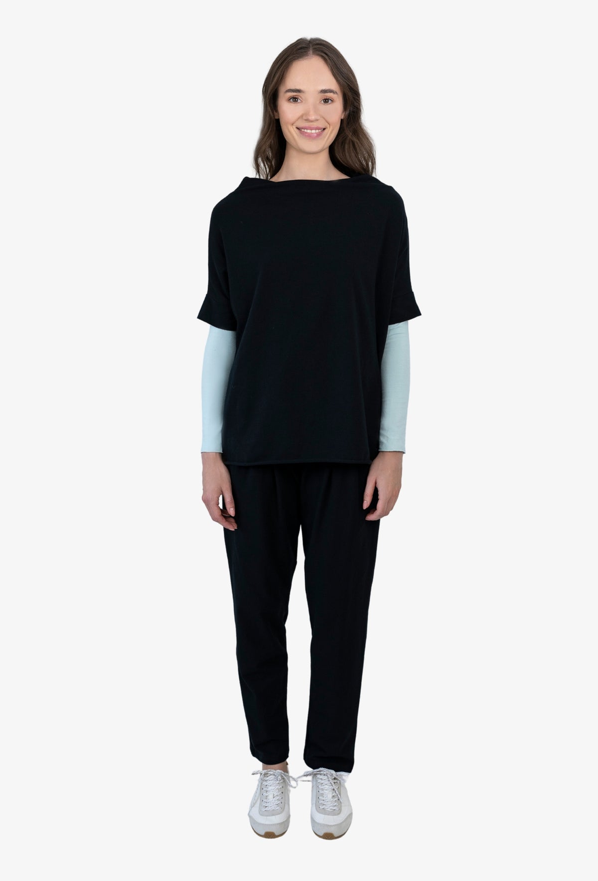 Koszulka oversize FOXY CZARNY