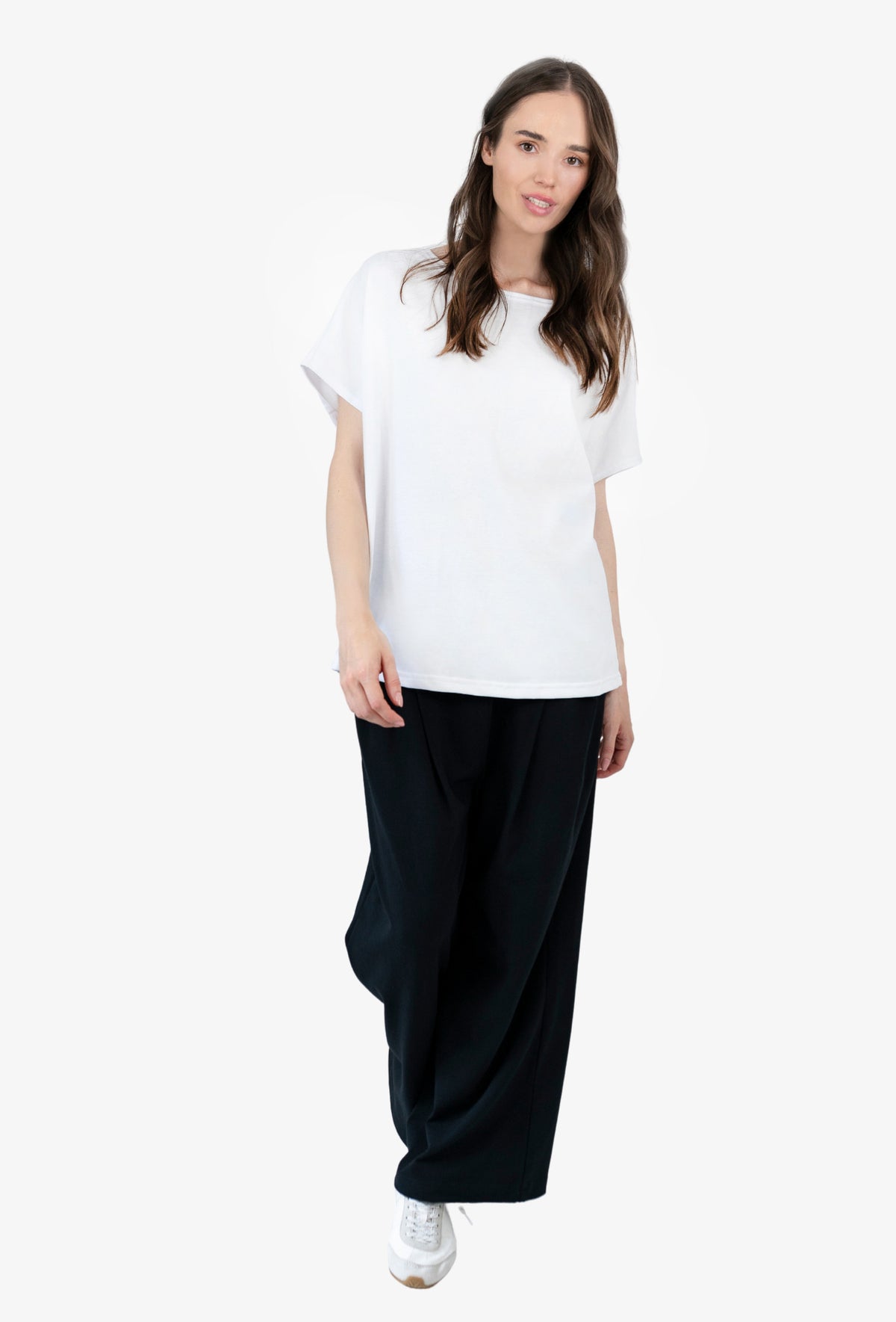 Koszulka oversize NANETTE BIAŁY