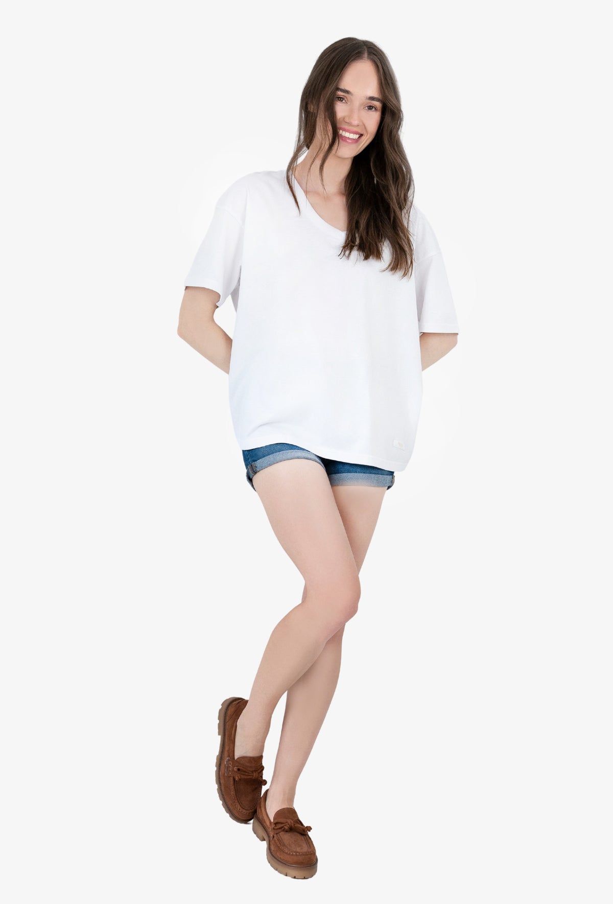 Koszulka oversize DESIRE BIAŁY