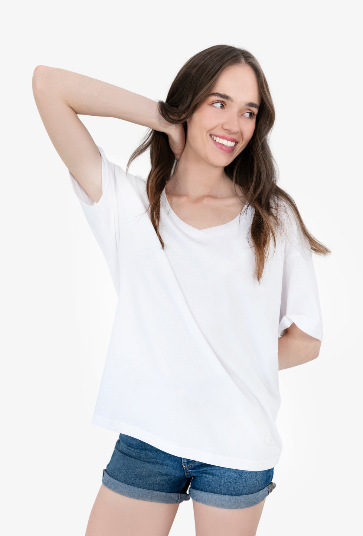 Koszulka oversize DESIRE BIAŁY