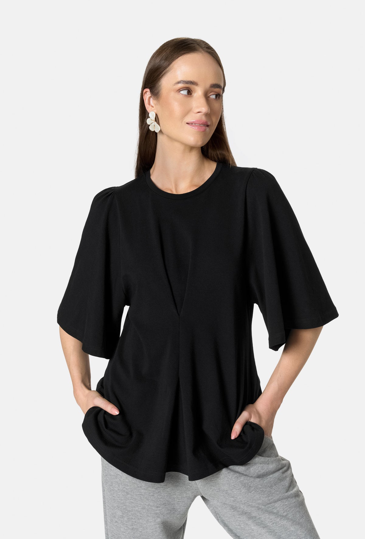 CAMDEN BLOUSE CZARNY