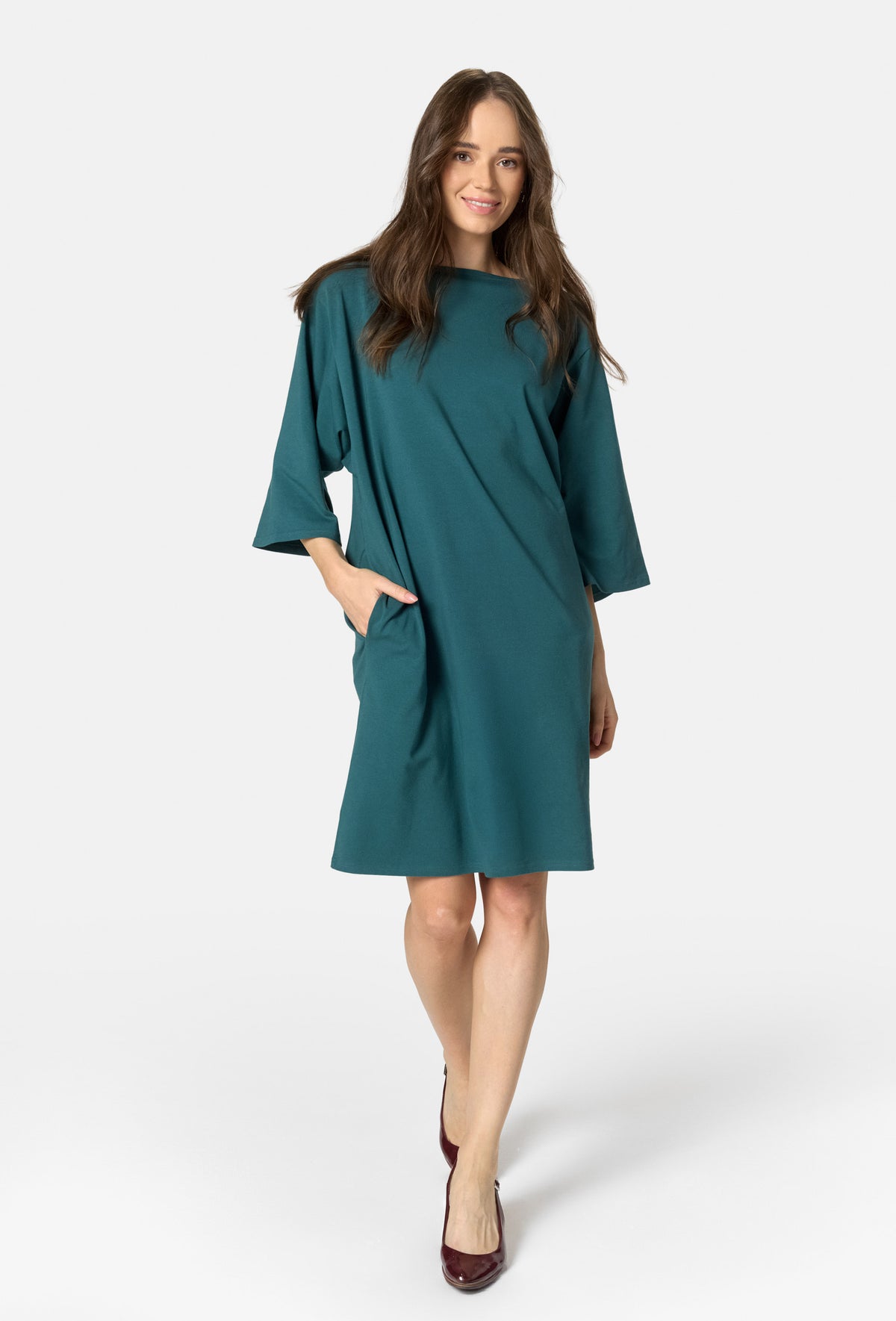MARTY DRESS MGLISTY SZMARAGD