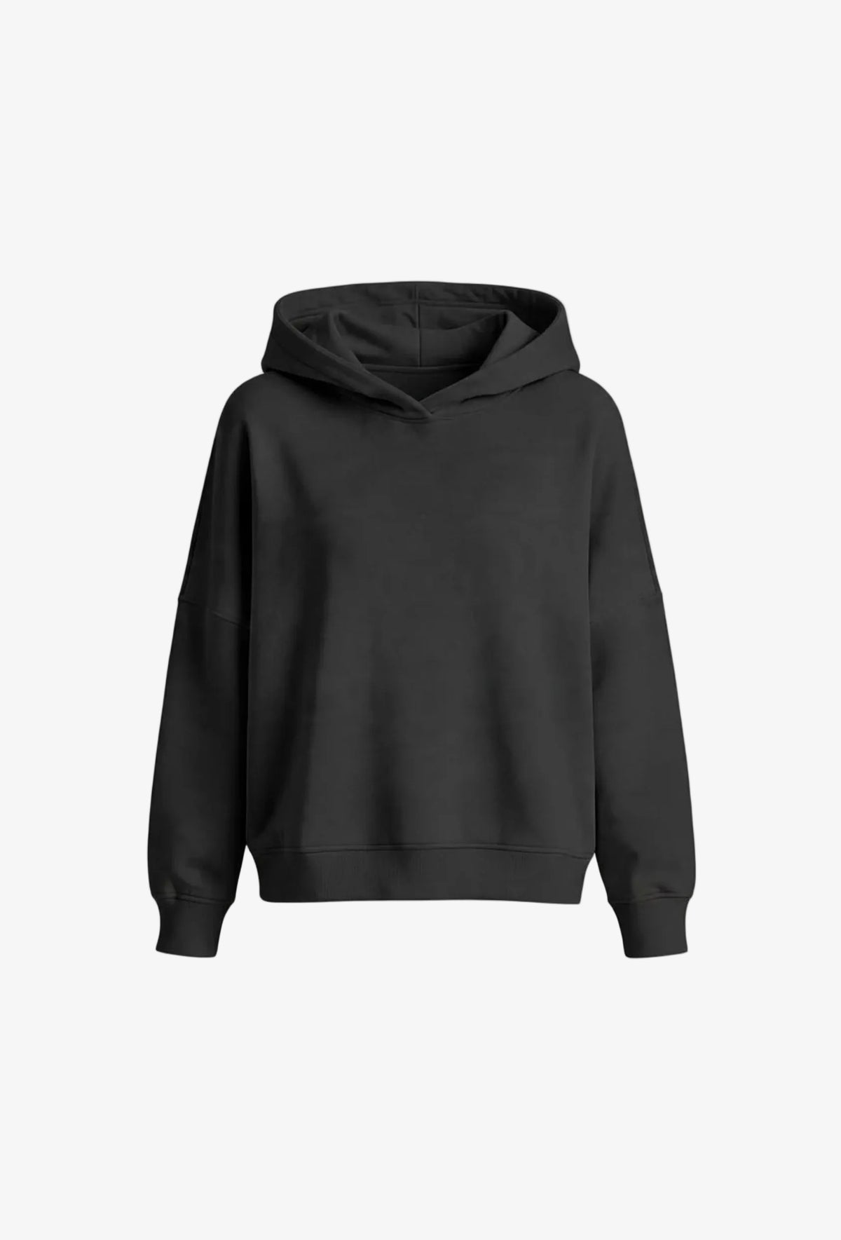 Ciepła bluza oversize z kapturem EDEN CZARNY