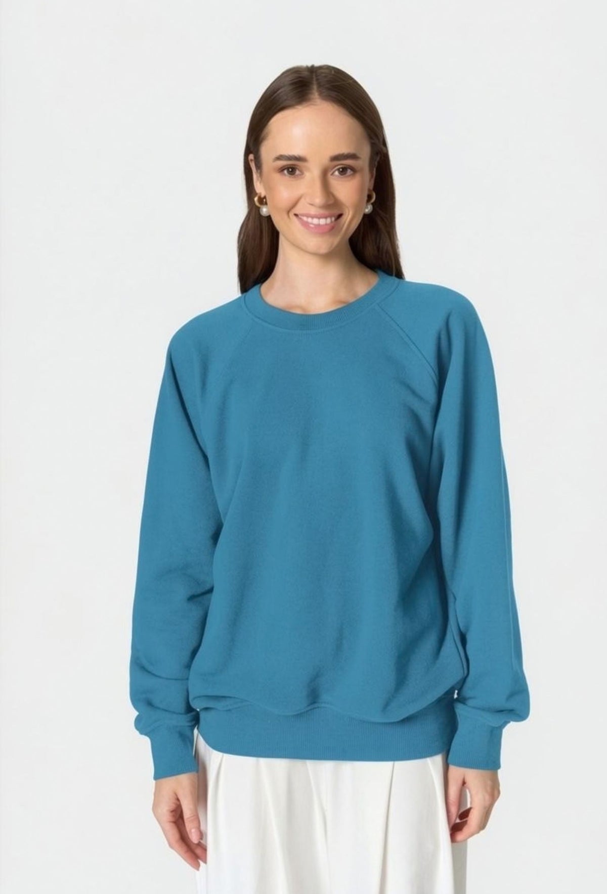 Crewneck Sweatshirt LESSA SILVER BLUE