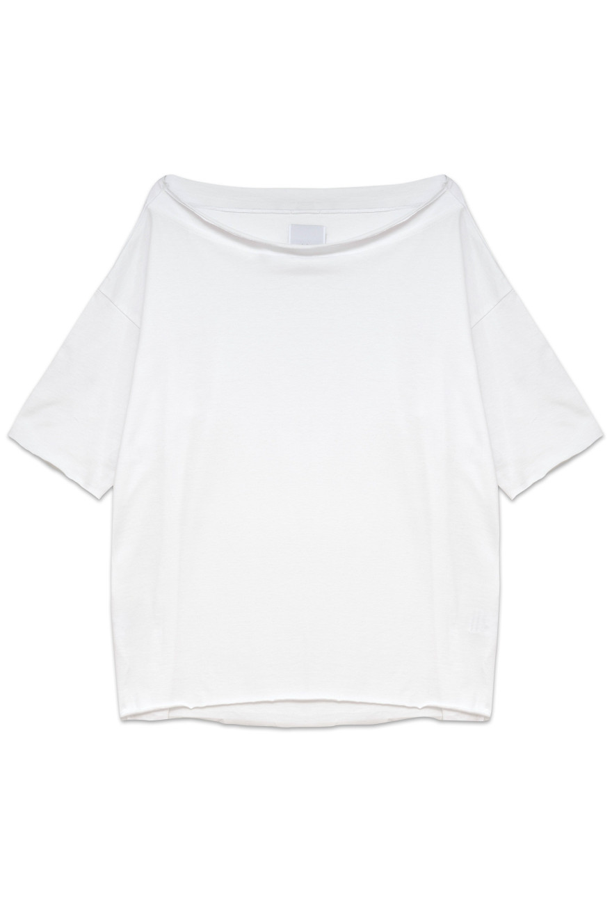 Koszulka oversize MEGAN biała_4