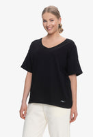 Koszulka oversize DESIRE CZARNY