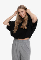 Bluza z kapturem RENA CZARNY