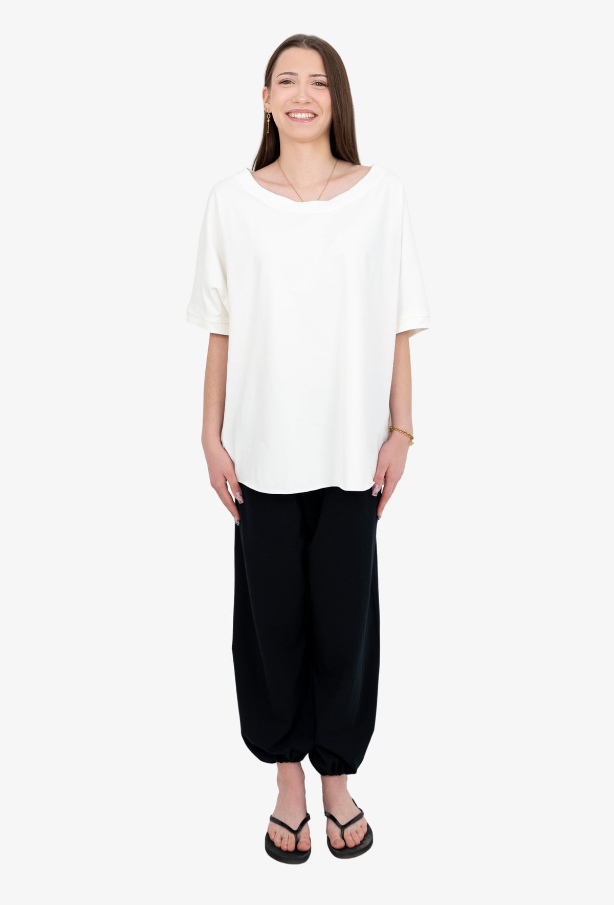 Short Sleeve Blouse SIERRA MILKY WHITE