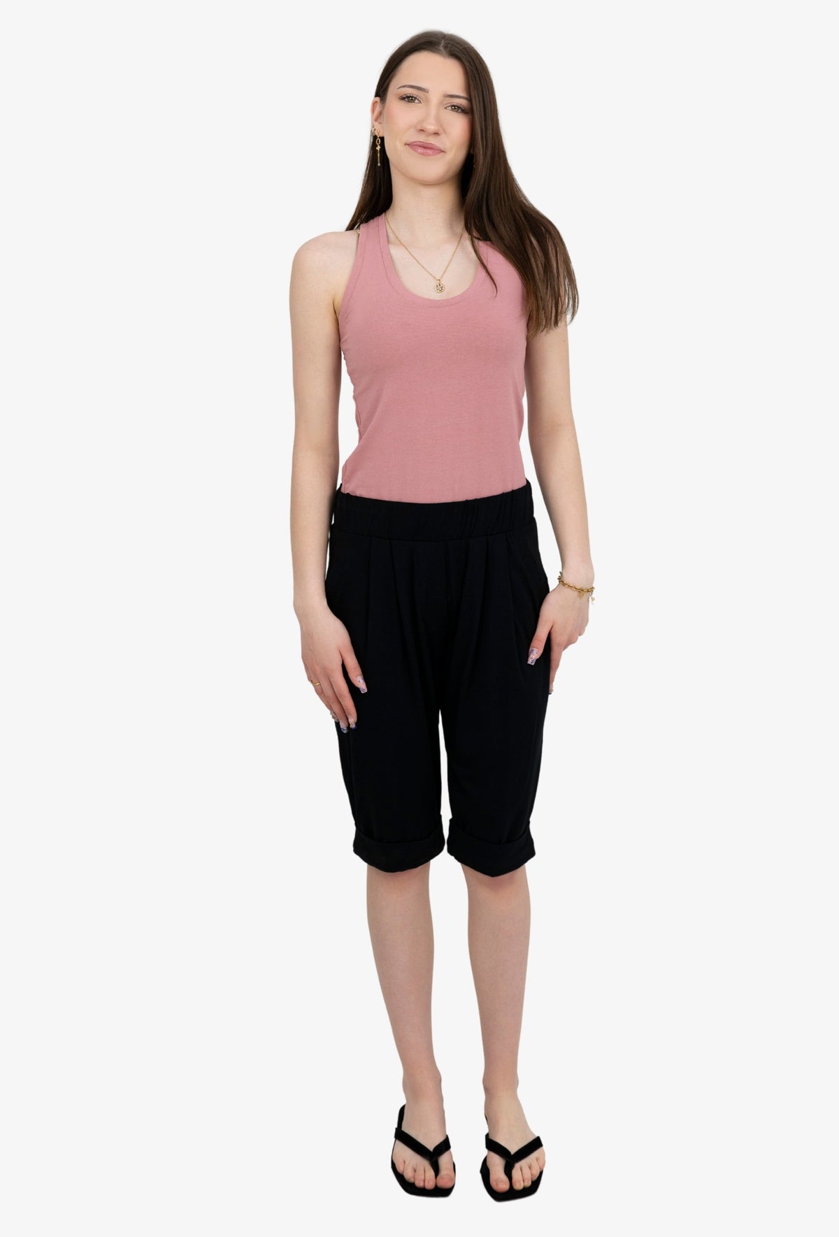 Shorts JUDY VISCOSE BLACK