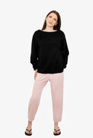 Bluza bez kaptura DALMA CZARNY