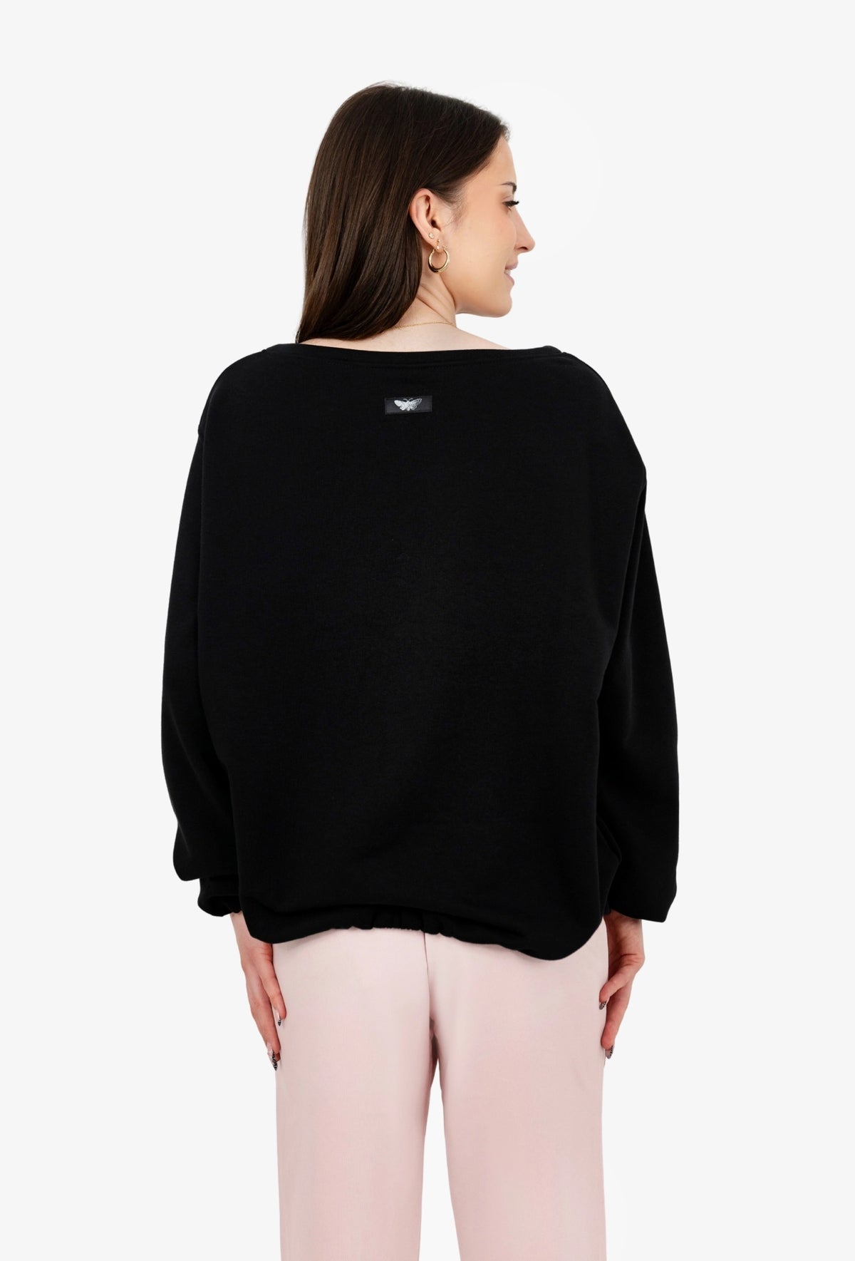 Bluza bez kaptura DALMA CZARNY