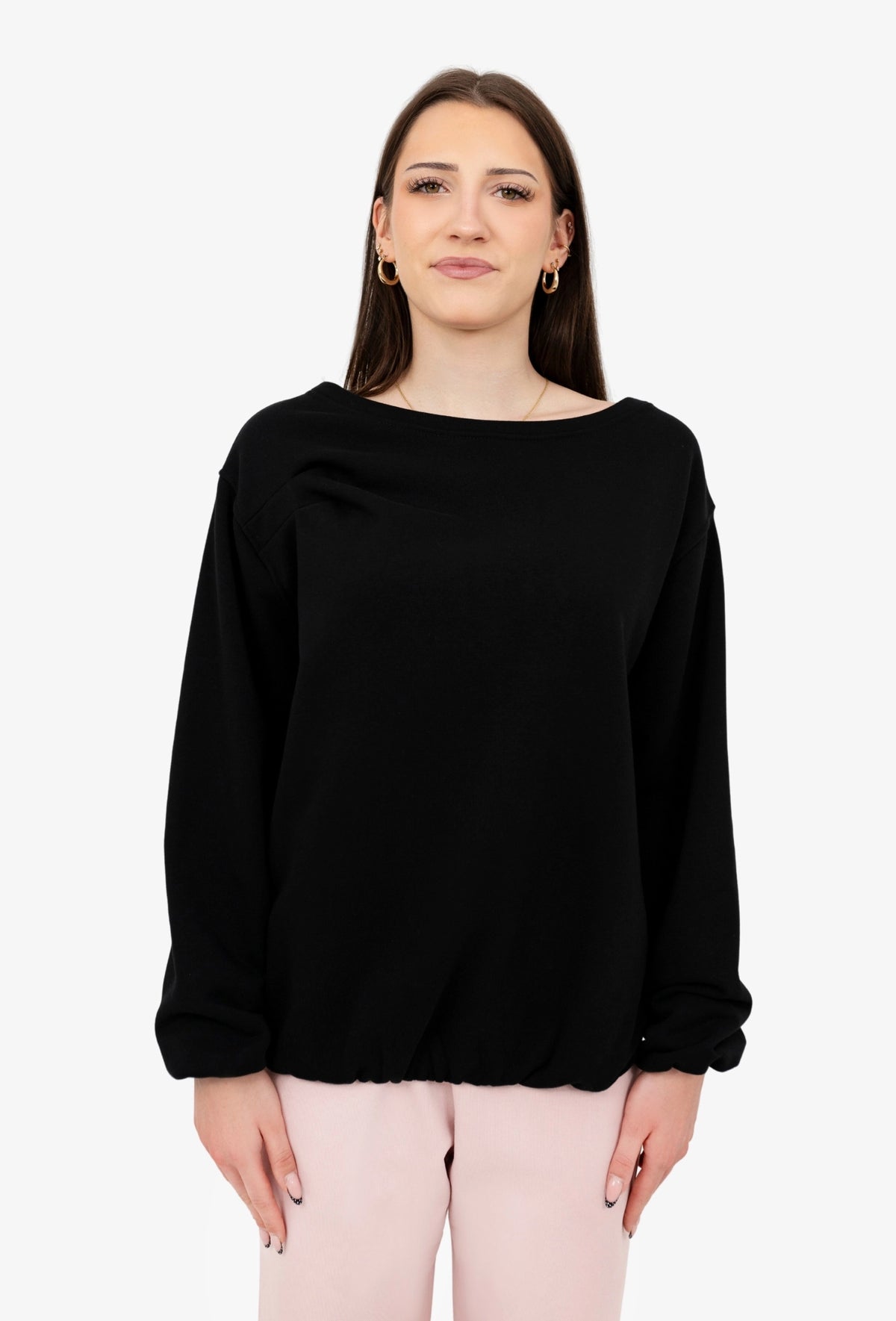 Bluza bez kaptura DALMA CZARNY