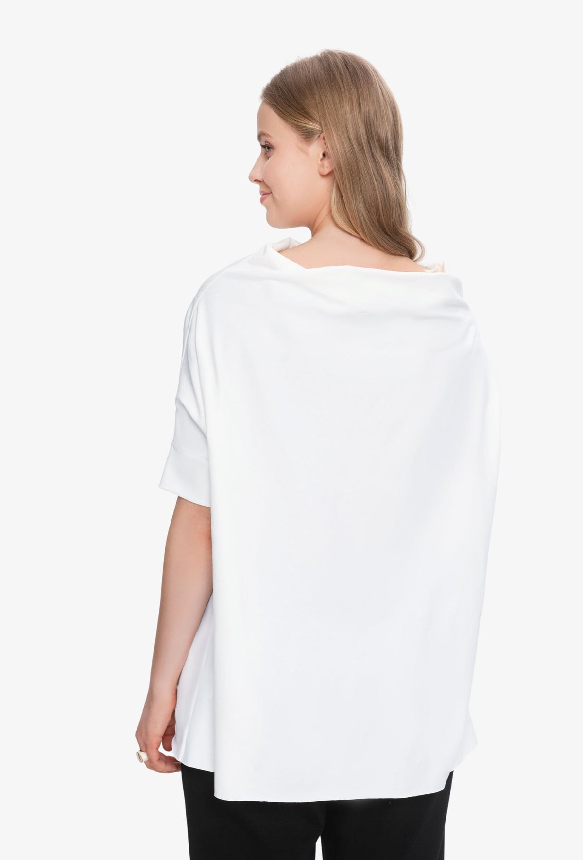 Koszulka oversize FOXY BIAŁY