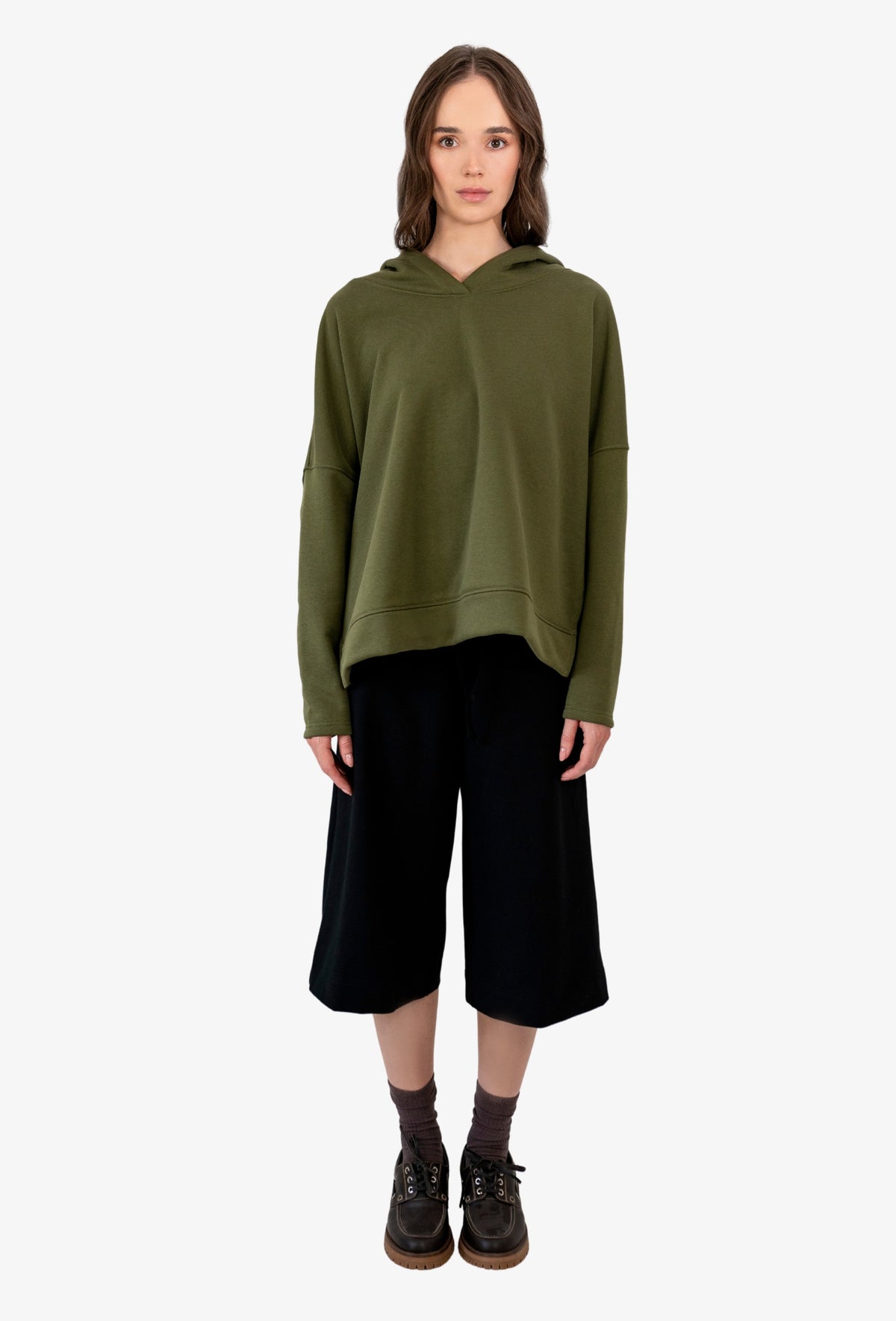 Hoodie EDEN KHAKI GREEN