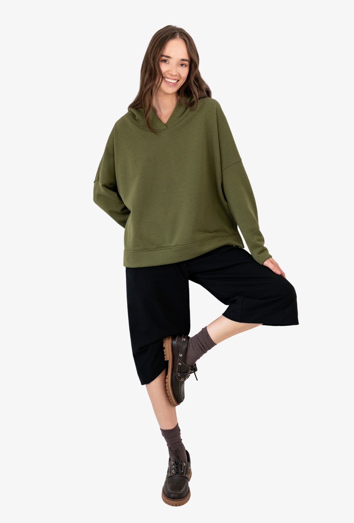 Bluza z kapturem EDEN ZIELONY KHAKI
