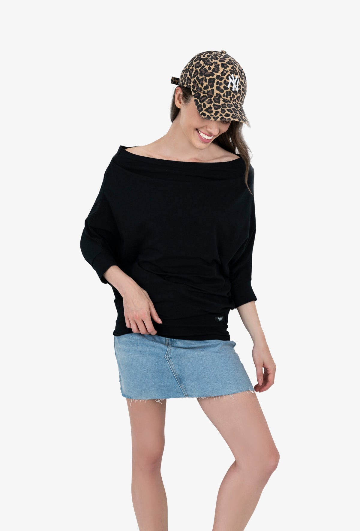 Bluzka oversize KLARA CZARNY
