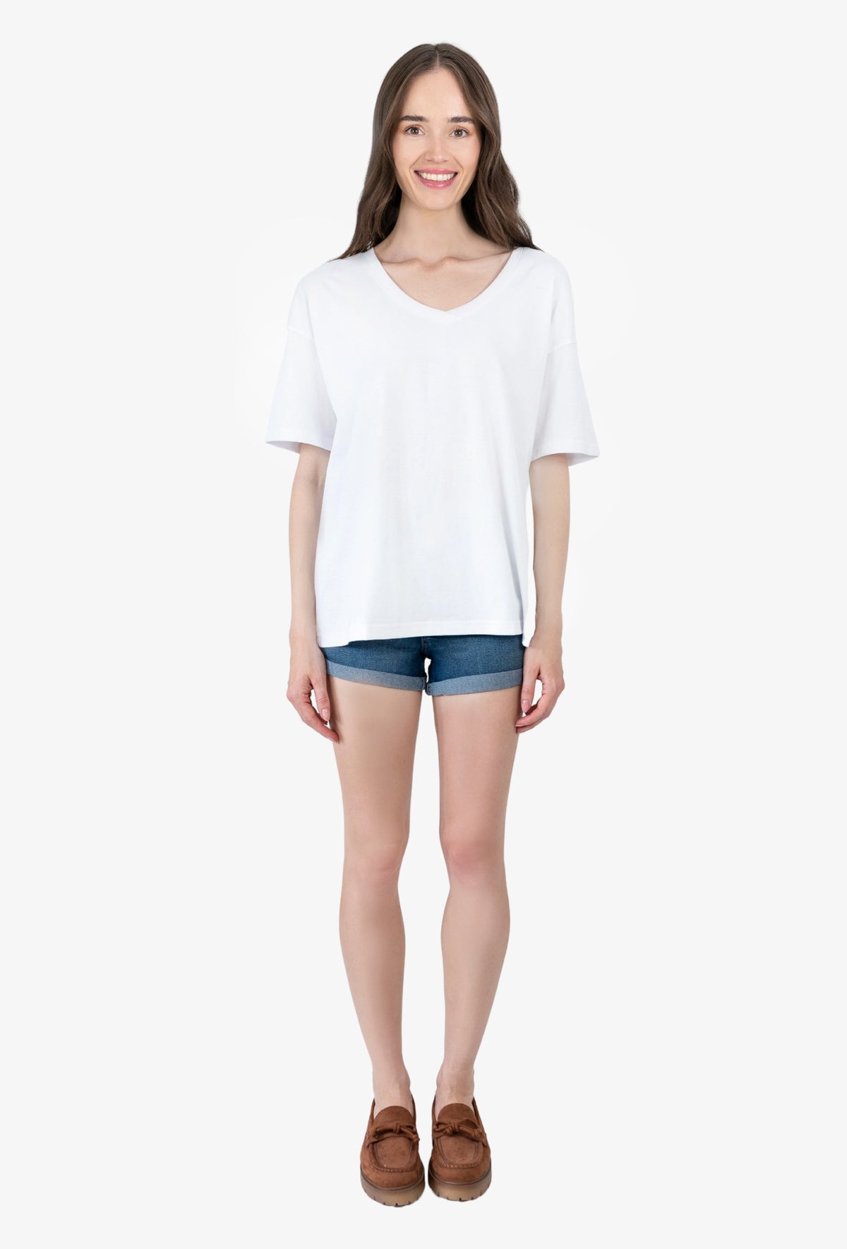 Koszulka oversize DESIRE BIAŁY