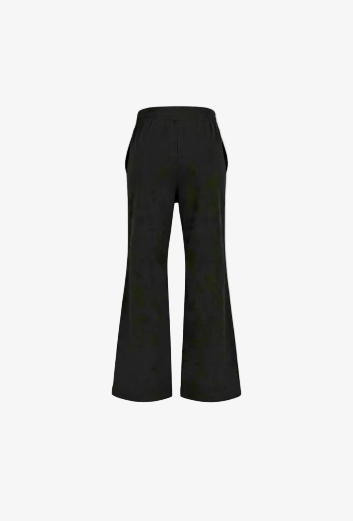 Spodnie wide leg z nogawką 7/8 AUSTIN CZARNY