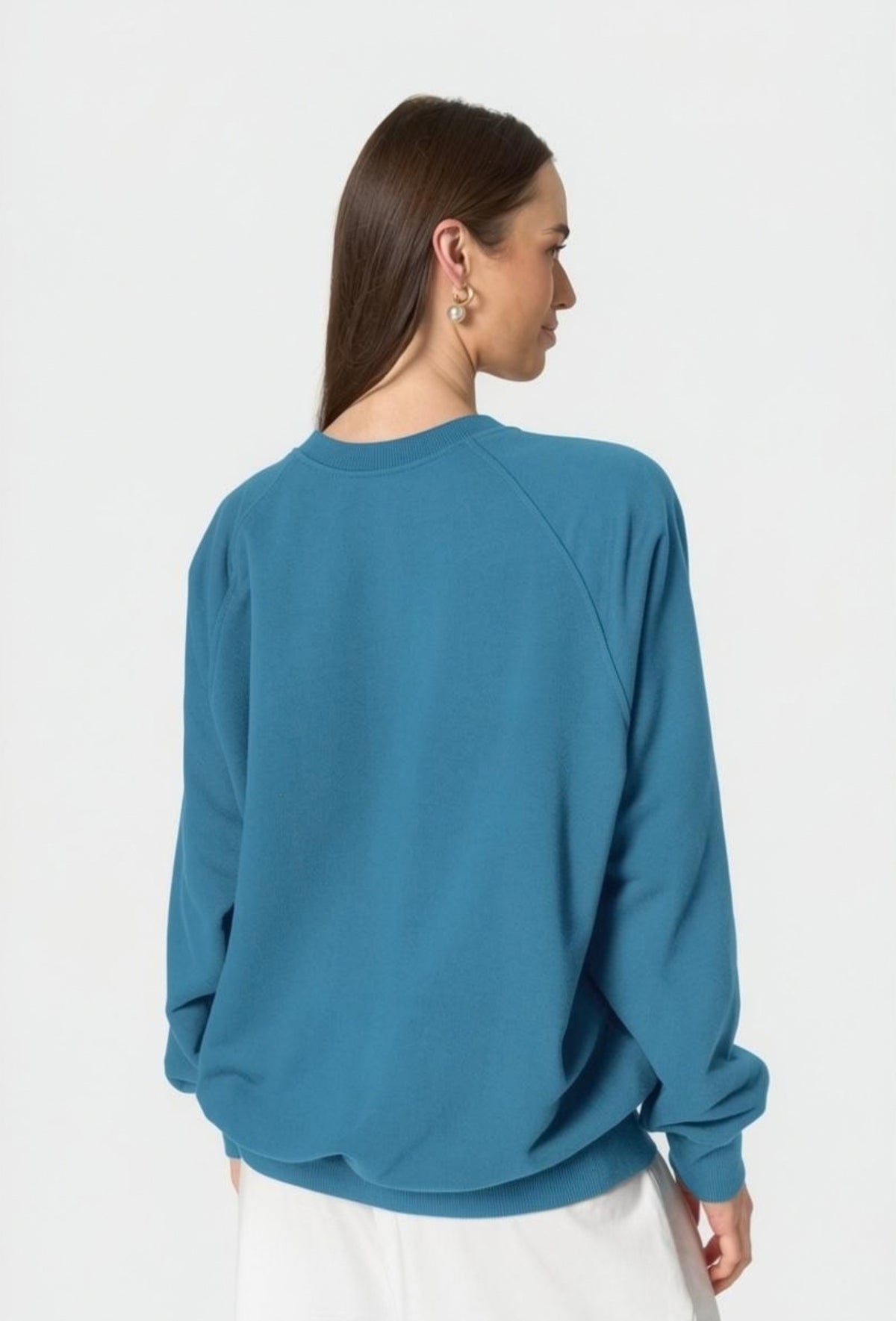 Bluza bez kaptura LESSA SREBRZYSTY NIEBIESKI